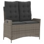 Juego de comedor jardín 2 pzas con cojines ratán sintético gris by , Garden sets - Ref: Foro24-3277463, Price: 312,47 €, Disc...