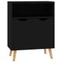 Black engineered wood sideboard 60x30x72 cm by vidaXL, Sideboards - Ref: Foro24-326823, Price: 73,80 €, Discount: %