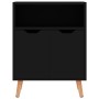 Black engineered wood sideboard 60x30x72 cm by vidaXL, Sideboards - Ref: Foro24-326823, Price: 74,89 €, Discount: %
