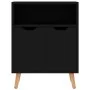 Black engineered wood sideboard 60x30x72 cm by vidaXL, Sideboards - Ref: Foro24-326823, Price: 73,80 €, Discount: %