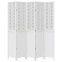 Biombo separador de 5 paneles madera maciza Paulownia blanco von , Raumteiler - Ref: Foro24-358728, Preis: 203,80 €, Rabatt: %