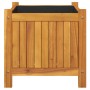 Jardinera con forro madera maciza de acacia 42x42x40 cm von , Töpfe und Pflanzgefäße - Ref: Foro24-366434, Preis: 60,50 €, Ra...