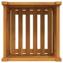 Jardinera con forro madera maciza de acacia 42x42x40 cm von , Töpfe und Pflanzgefäße - Ref: Foro24-366434, Preis: 60,50 €, Ra...