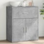 Aparador de madera de ingeniería gris hormigón 60x31x70 cm by , Sideboards - Ref: Foro24-840467, Price: 71,60 €, Discount: %