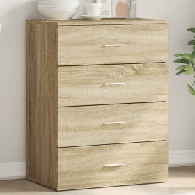 Aparador de madera de ingeniería roble Sonoma 60x39x80 cm von , Sideboards - Ref: Foro24-840529, Preis: 104,47 €, Rabatt: %
