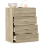 Aparador de madera de ingeniería roble Sonoma 60x39x80 cm von , Sideboards - Ref: Foro24-840529, Preis: 104,47 €, Rabatt: %