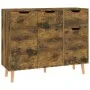 Smoked oak engineered wood sideboard 90x30x72 cm by vidaXL, Sideboards - Ref: Foro24-326821, Price: 105,85 €, Discount: %
