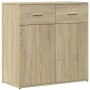 Aparador de madera de ingeniería roble Sonoma 79x38x80 cm von , Sideboards - Ref: Foro24-840522, Preis: 108,77 €, Rabatt: %