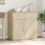 Aparador de madera de ingeniería roble Sonoma 79x38x80 cm von , Sideboards - Ref: Foro24-840522, Preis: 108,77 €, Rabatt: %
