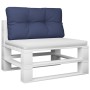 Cojín para sofá de palets tela azul marino 80x40x12 cm von , Kissen für Stühle und Sofas - Ref: Foro24-378012, Preis: 26,08 €...