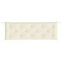 Cojín para banco de jardín tela Oxford crema 150x50x7 cm by , Cushions for chairs and sofas - Ref: Foro24-361604, Price: 32,5...