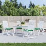 Cojines de silla de jardín 4 uds tela Oxford verde 40x40x7 cm by , Cushions for chairs and sofas - Ref: Foro24-361466, Price:...