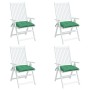 Cojines de silla de jardín 4 uds tela Oxford verde 40x40x7 cm by , Cushions for chairs and sofas - Ref: Foro24-361466, Price:...