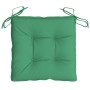 Cojines de silla de jardín 4 uds tela Oxford verde 40x40x7 cm by , Cushions for chairs and sofas - Ref: Foro24-361466, Price:...