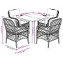 Set de muebles jardín 5 pzas con cojines ratán sintético negro von , Gartensets - Ref: Foro24-3212083, Preis: 478,17 €, Rabat...