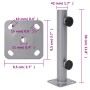 Base de sombrilla para mástil de Ø32/34/38 mm acero plateado von , Schirmständer - Ref: Foro24-4003372, Preis: 18,96 €, Rabat...