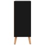 Glossy black engineered wood sideboard 60x30x72 cm by vidaXL, Sideboards - Ref: Foro24-326829, Price: 74,48 €, Discount: %