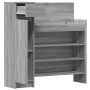 Zapatero madera de ingeniería gris Sonoma 100,5x28x100 cm von , Schuhregale und Schuhorganisatoren - Ref: Foro24-840427, Prei...
