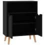 Hochglanzschwarzes Sideboard aus Holzwerkstoff, 60 x 30 x 72 cm von vidaXL, Sideboards - Ref: Foro24-326829, Preis: 75,94 €, ...