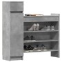 Zapatero madera de ingeniería gris hormigón 100,5x28x100 cm by , Shoe racks and shoe organizers - Ref: Foro24-840425, Price: ...