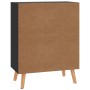 Glossy black engineered wood sideboard 60x30x72 cm by vidaXL, Sideboards - Ref: Foro24-326829, Price: 74,48 €, Discount: %
