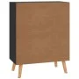 Glossy black engineered wood sideboard 60x30x72 cm by vidaXL, Sideboards - Ref: Foro24-326829, Price: 75,94 €, Discount: %