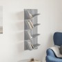 Estantería de pared 4 niveles gris Sonoma 33x16x90 cm von , Regale und Regale - Ref: Foro24-840721, Preis: 35,74 €, Rabatt: %