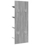 Estantería de pared 4 niveles gris Sonoma 33x16x90 cm von , Regale und Regale - Ref: Foro24-840721, Preis: 35,74 €, Rabatt: %