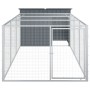 Caseta perros con corral acero galvanizado gris 153x396x110 cm von , Hundehütten - Ref: Foro24-3214223, Preis: 335,68 €, Raba...