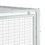 Caseta perros con corral acero galvanizado gris 153x396x110 cm von , Hundehütten - Ref: Foro24-3214223, Preis: 335,68 €, Raba...