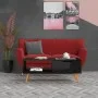 Glänzend schwarzer Couchtisch aus Holzwerkstoff, 100 x 49,5 x 43 cm von vidaXL, Couchtisch - Ref: Foro24-326793, Preis: 70,76...