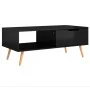 Glänzend schwarzer Couchtisch aus Holzwerkstoff, 100 x 49,5 x 43 cm von vidaXL, Couchtisch - Ref: Foro24-326793, Preis: 70,76...