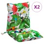 Cojines de silla de respaldo bajo 2 uds tela Oxford multicolor by , Cushions for chairs and sofas - Ref: Foro24-377722, Price...