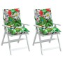 Cojines de silla de respaldo bajo 2 uds tela Oxford multicolor by , Cushions for chairs and sofas - Ref: Foro24-377722, Price...