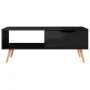 Glossy black engineered wood coffee table 100x49.5x43 cm by vidaXL, Coffee table - Ref: Foro24-326793, Price: 70,76 €, Discou...