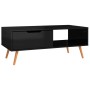 Glänzend schwarzer Couchtisch aus Holzwerkstoff, 100 x 49,5 x 43 cm von vidaXL, Couchtisch - Ref: Foro24-326793, Preis: 71,63...