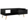Glänzend schwarzer Couchtisch aus Holzwerkstoff, 100 x 49,5 x 43 cm von vidaXL, Couchtisch - Ref: Foro24-326793, Preis: 70,76...