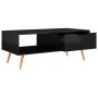 Glänzend schwarzer Couchtisch aus Holzwerkstoff, 100 x 49,5 x 43 cm von vidaXL, Couchtisch - Ref: Foro24-326793, Preis: 71,63...