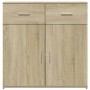 Aparadores 2 uds madera de ingeniería roble Sonoma 79x38x80 cm by , Sideboards - Ref: Foro24-3276618, Price: 214,16 €, Discou...