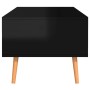 Glänzend schwarzer Couchtisch aus Holzwerkstoff, 100 x 49,5 x 43 cm von vidaXL, Couchtisch - Ref: Foro24-326793, Preis: 71,63...