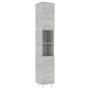 Armario de baño contrachapada gris hormigón 30x30x179 cm von , Badezimmermöbel - Ref: Foro24-802628, Preis: 88,06 €, Rabatt: %