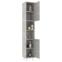Armario de baño contrachapada gris hormigón 30x30x179 cm von , Badezimmermöbel - Ref: Foro24-802628, Preis: 88,06 €, Rabatt: %
