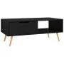 Schwarzer TV-Schrank aus Holzwerkstoff, 100 x 49,5 x 43 cm von vidaXL, Couchtisch - Ref: Foro24-326787, Preis: 75,64 €, Rabat...