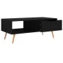 Schwarzer TV-Schrank aus Holzwerkstoff, 100 x 49,5 x 43 cm von vidaXL, Couchtisch - Ref: Foro24-326787, Preis: 75,64 €, Rabat...