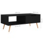 Mueble de TV madera de ingeniería negro 100x49,5x43 cm de vidaXL, Mesas de centro - Ref: Foro24-326787, Precio: 76,57 €, Desc...