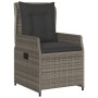 Set comedor de jardín 5 piezas con cojines ratán sintético gris de , Conjuntos de jardín - Ref: Foro24-3262862, Precio: 643,8...