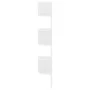 Glossy white engineered wood wall corner shelf by vidaXL, Shelves and shelves - Ref: Foro24-326837, Price: 32,49 €, Discount: %