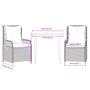 Set comedor de jardín 3 piezas y cojines ratán sintético marrón by , Garden sets - Ref: Foro24-3262971, Price: 297,53 €, Disc...