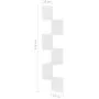 Glossy white engineered wood wall corner shelf by vidaXL, Shelves and shelves - Ref: Foro24-326837, Price: 32,49 €, Discount: %