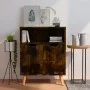 Smoked oak engineered wood sideboard 60x30x72 cm by vidaXL, Sideboards - Ref: Foro24-326830, Price: 71,91 €, Discount: %